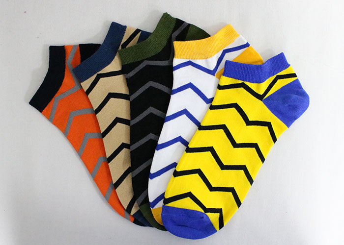 product-Aoda Clothes-Mens Ankle Low Cut Comfy Cotton Thick Sweat Absorbing Athletic Socks-img