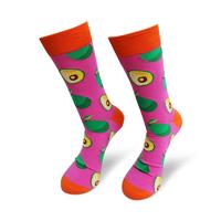 AODA custom cotton Cool Colorful Fruit Printed Cotton Socks for Men and Women Christmas Gift