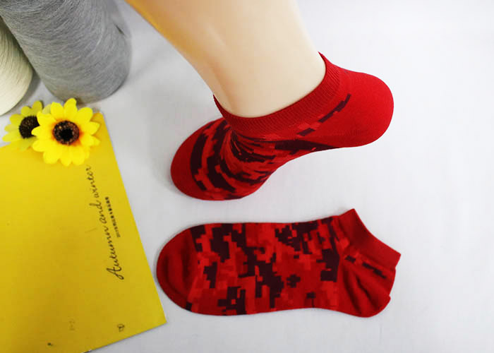 product-Low Cut Casual Invisible Ankle Socks camouflage pattern cotton boat socks-Aoda Clothes-img